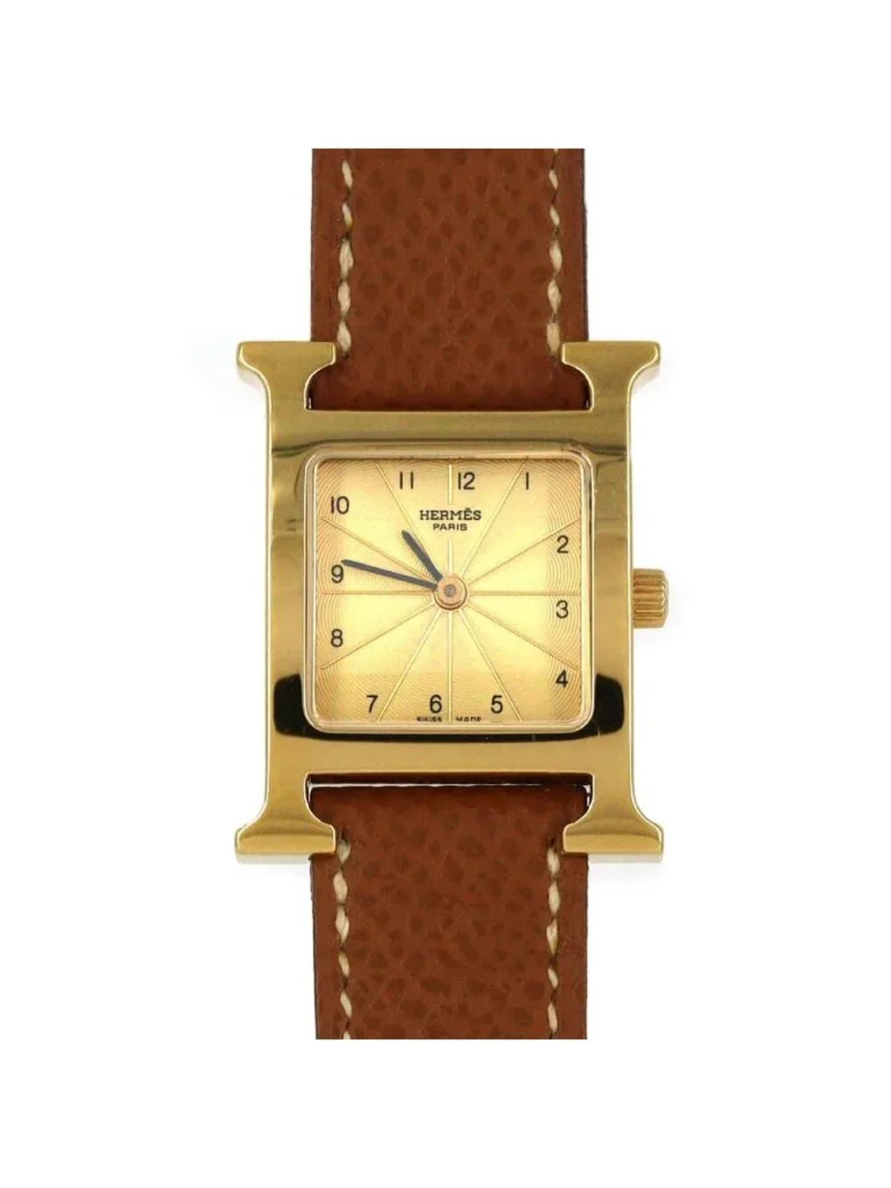 Hermes Watch Quartz Gold